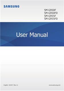 Samsung Galaxy S8 Plus manual. Camera Instructions.
